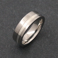 Titanium Ring - Silver Dedumes
